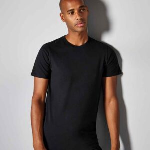 Kustom Kit Fashion Fit Cotton T-Shirt | Black