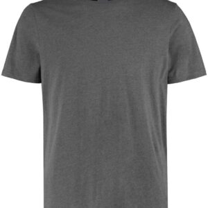 Kustom Kit Fashion Fit Cotton T-Shirt | Dark Grey Marl