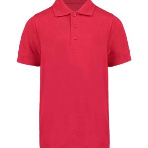 Kustom Kit Kids Klassic Poly/Cotton Piqué Polo Shirt | Red