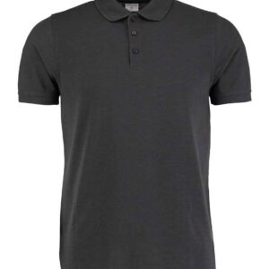 Kustom Kit Klassic Heavy Slim Fit Piqué Polo Shirt | Graphite Grey