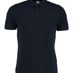 Kustom Kit Klassic Heavy Slim Fit Piqué Polo Shirt | Navy