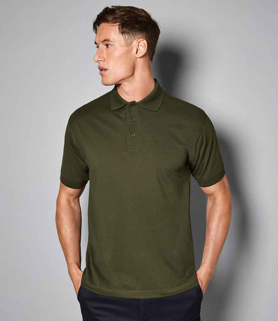 Kustom Kit Klassic Poly/Cotton Piqué Polo Shirt | Army Green - Image 2