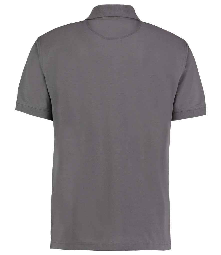 Kustom Kit Klassic Poly/Cotton Piqué Polo Shirt | Charcoal - Image 2