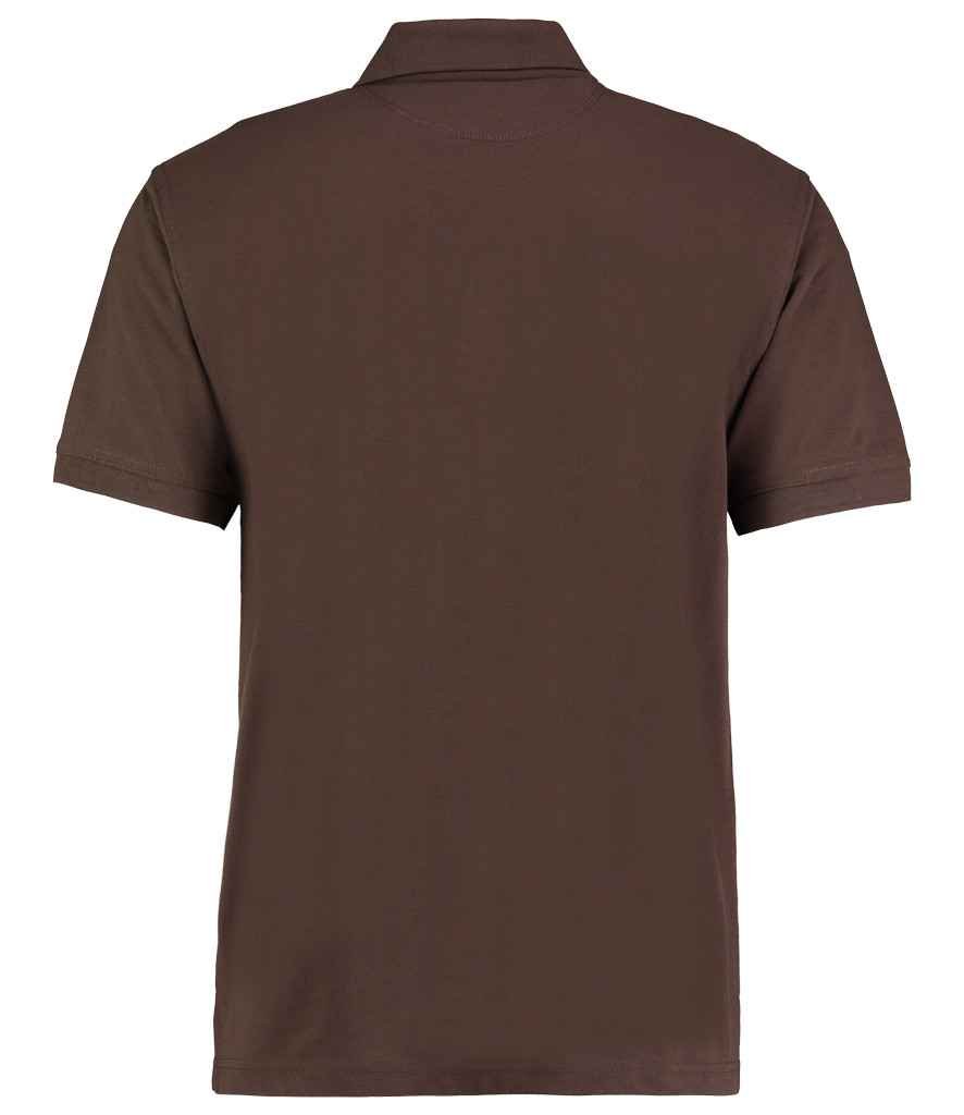 Kustom Kit Klassic Poly/Cotton Piqué Polo Shirt | Chocolate - Image 2