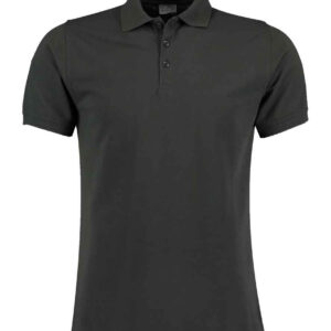 Kustom Kit Klassic Slim Fit Poly/Cotton Piqué Polo Shirt | Graphite Grey