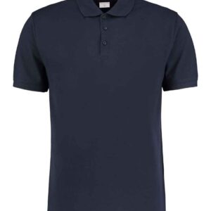 Kustom Kit Klassic Slim Fit Poly/Cotton Piqué Polo Shirt | Navy