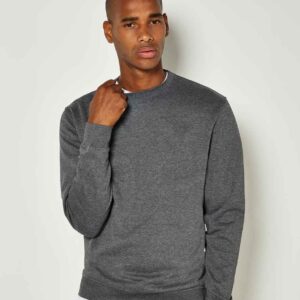 Kustom Kit Klassic Sweatshirt | Dark Grey Marl