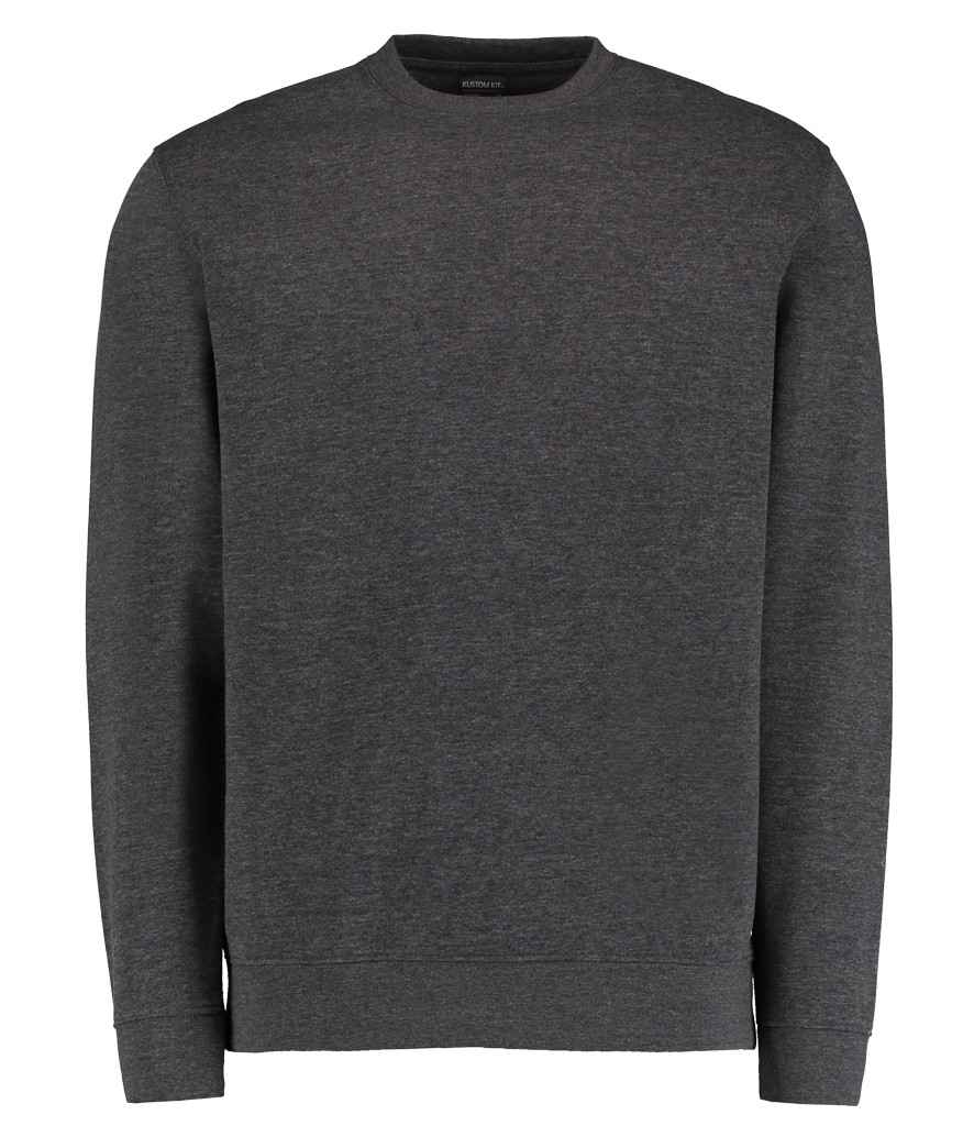 Kustom Kit Klassic Sweatshirt | Dark Grey Marl - Image 2