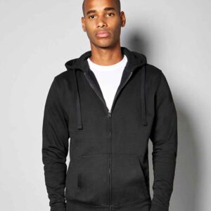 Kustom Kit Klassic Zip Hooded Sweatshirt | Black