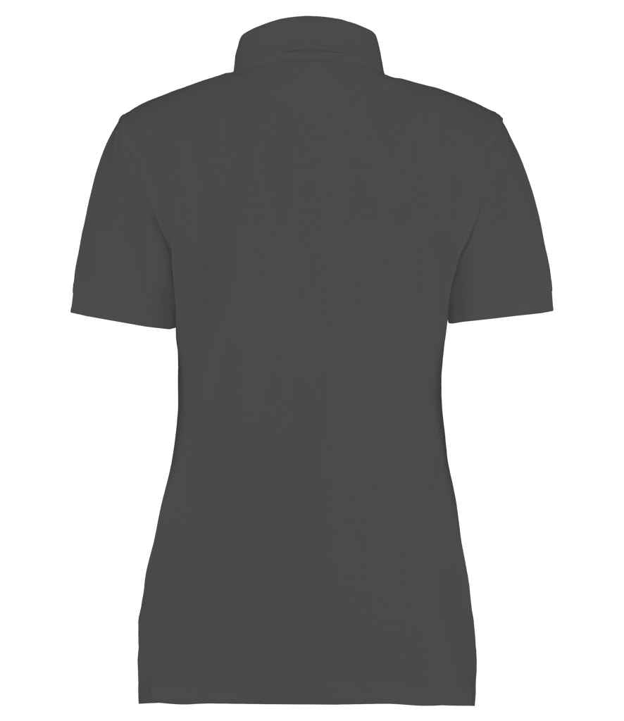 Kustom Kit Ladies Klassic Poly/Cotton Piqué Polo Shirt | Charcoal - Image 2