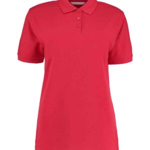 Kustom Kit Ladies Klassic Poly/Cotton Piqué Polo Shirt | Red
