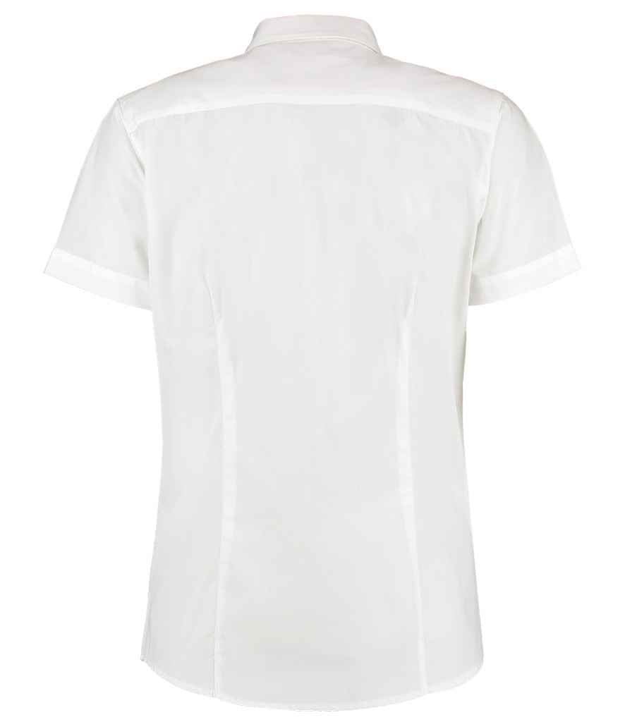 Kustom Kit Ladies Short Sleeve Classic Fit Workforce Shirt | White - Image 2