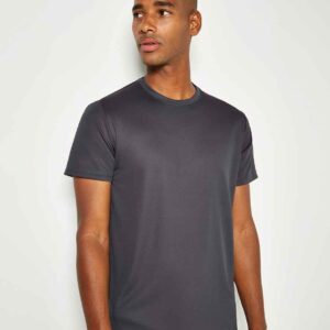 Kustom Kit Regular Fit Cooltex® Plus Wicking T-Shirt | Graphite Grey