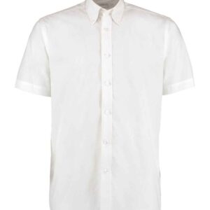Kustom Kit Short Sleeve Classic Fit Workforce Shirt | White