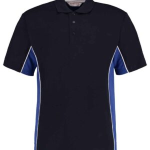 Kustom Kit Track Poly/Cotton Piqué Polo Shirt | Navy/Royal Blue