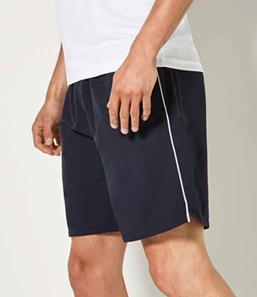 Kustom Kit Track Shorts | Navy/White