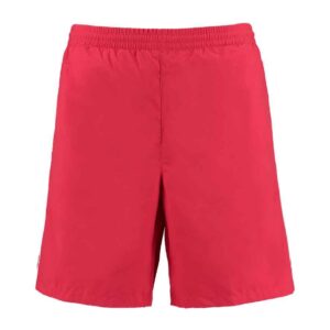 Kustom Kit Track Shorts | Red/White