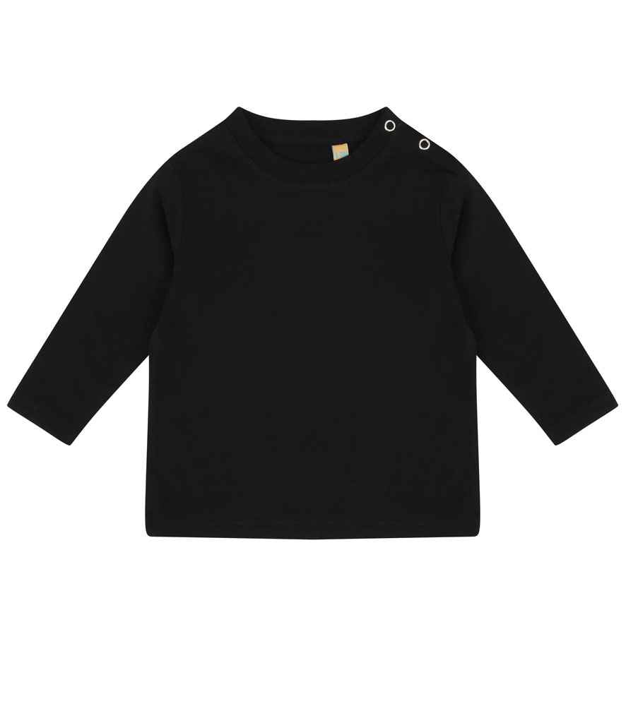 Larkwood Baby/Toddler Long Sleeve T-Shirt | Black - Image 2