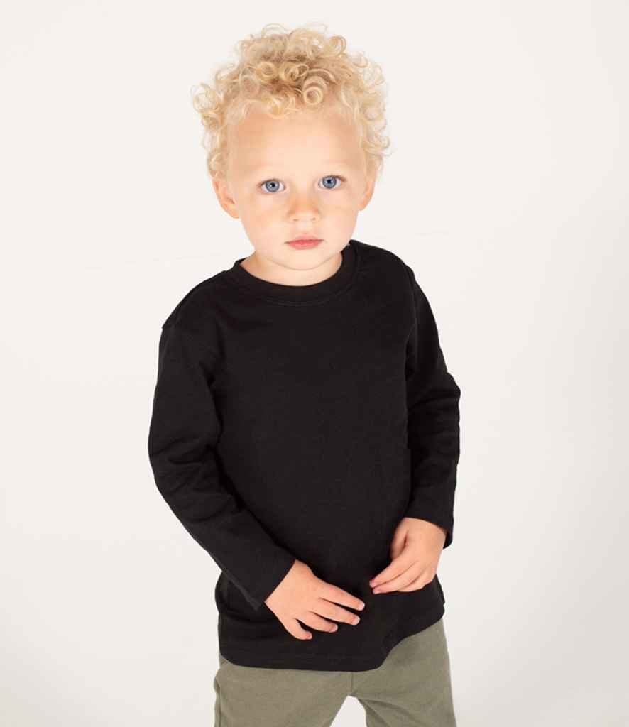 Larkwood Baby/Toddler Long Sleeve T-Shirt | Black