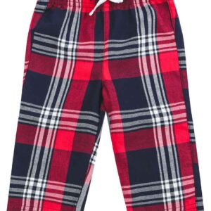 Larkwood Baby/Toddler Tartan Lounge Pants | Red/Navy