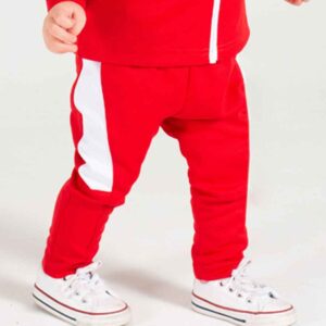 Larkwood Baby/Toddler Tracksuit Bottoms | Red/White