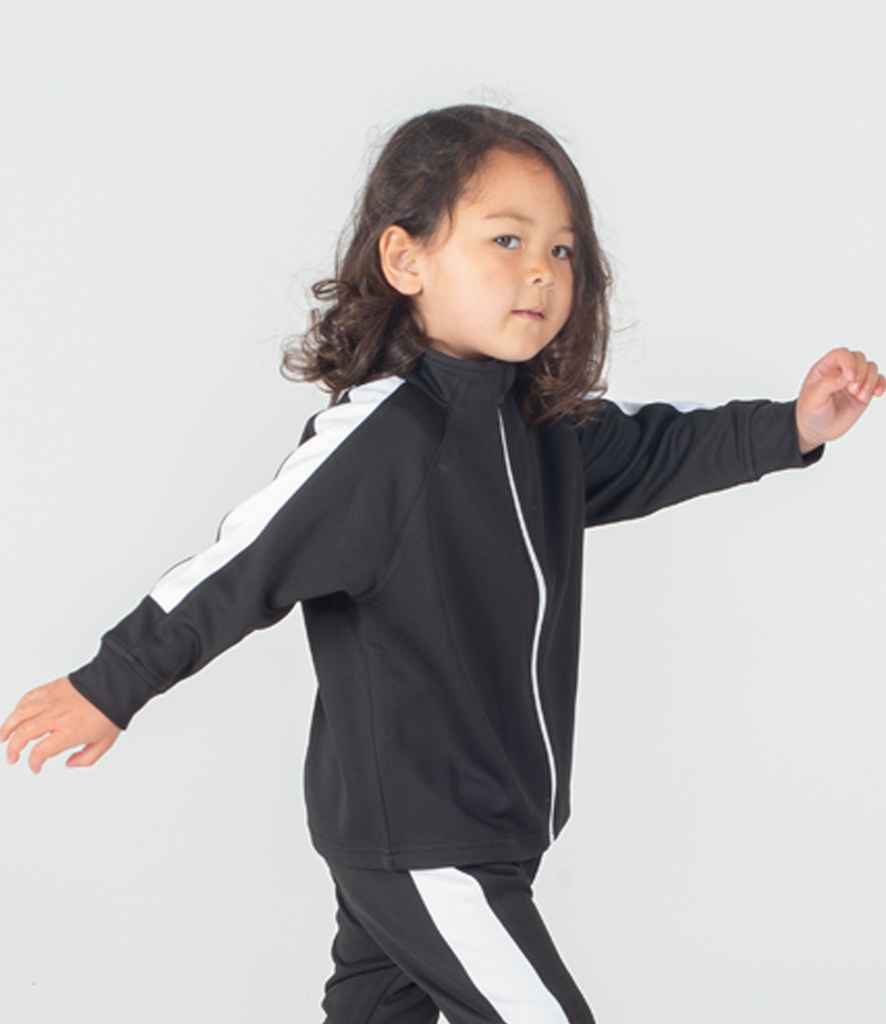 Larkwood Baby/Toddler Tracksuit Top | Black/White