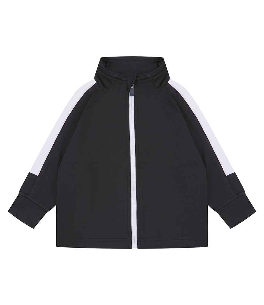 Larkwood Baby/Toddler Tracksuit Top | Black/White - Image 2