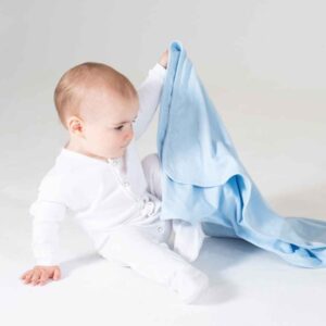 Larkwood Blanket | Pale Blue