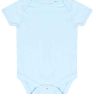 Larkwood Essential Short Sleeve Baby Bodysuit | Pale Blue