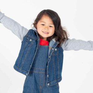 Larkwood Kids Denim Jacket | Blue Denim