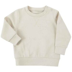 Larkwood Kids Sustainable Sweatshirt | Light Stone