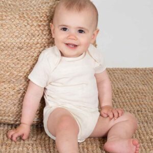 Larkwood Organic Baby Bodysuit | Natural