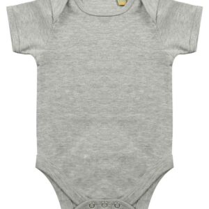 Larkwood Short Sleeve Baby Bodysuit | Heather Grey
