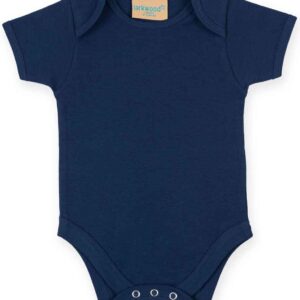 Larkwood Short Sleeve Baby Bodysuit | Navy