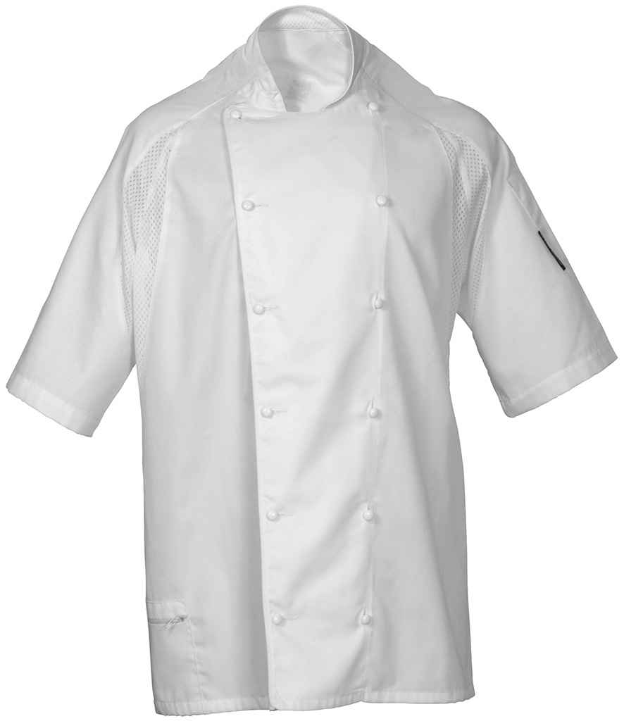 Le Chef Short Sleeve Executive Jacket | White - Image 3