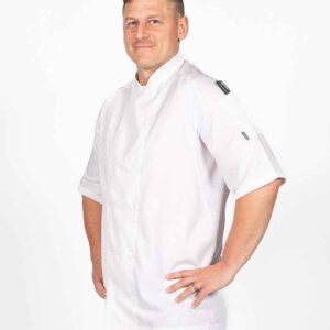 Le Chef Short Sleeve Executive Jacket | White