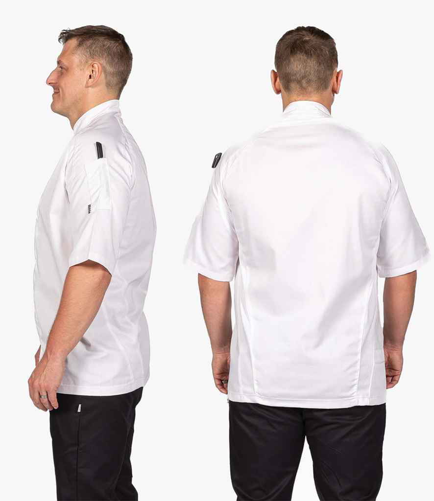 Le Chef Short Sleeve Executive Jacket | White - Image 2