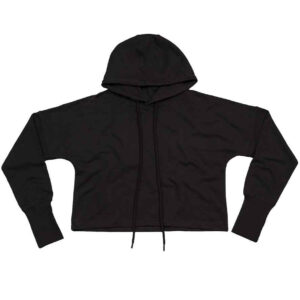 Mantis Ladies Cropped Hoodie | Black