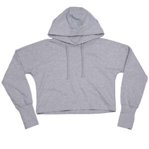 Mantis Ladies Cropped Hoodie | Heather Marl