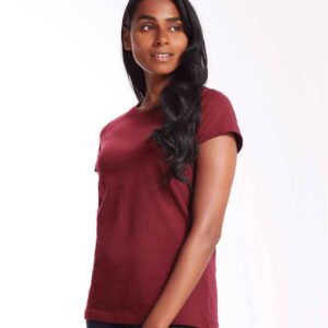 Mantis Ladies Essential T-Shirt | Burgundy