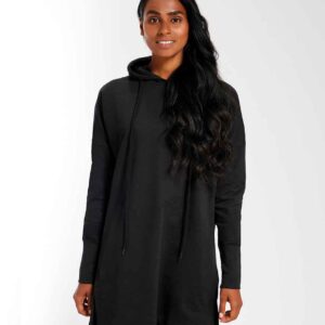 Mantis Ladies Hoodie Dress | Black