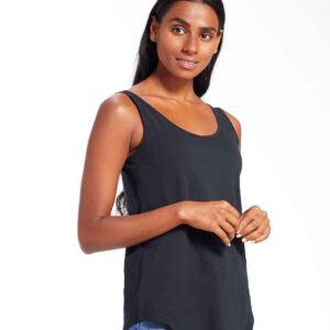Mantis Ladies Loose Fit Vest | Black