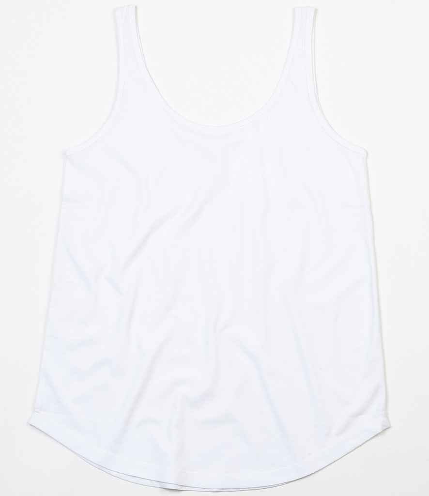 Mantis Ladies Loose Fit Vest | White