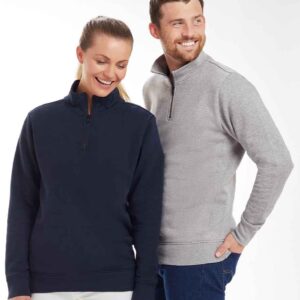 Mantis Unisex 1/4 Zip Sweatshirt | Navy