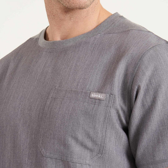 Behrens Miles Men's Scrub Top - Image 11