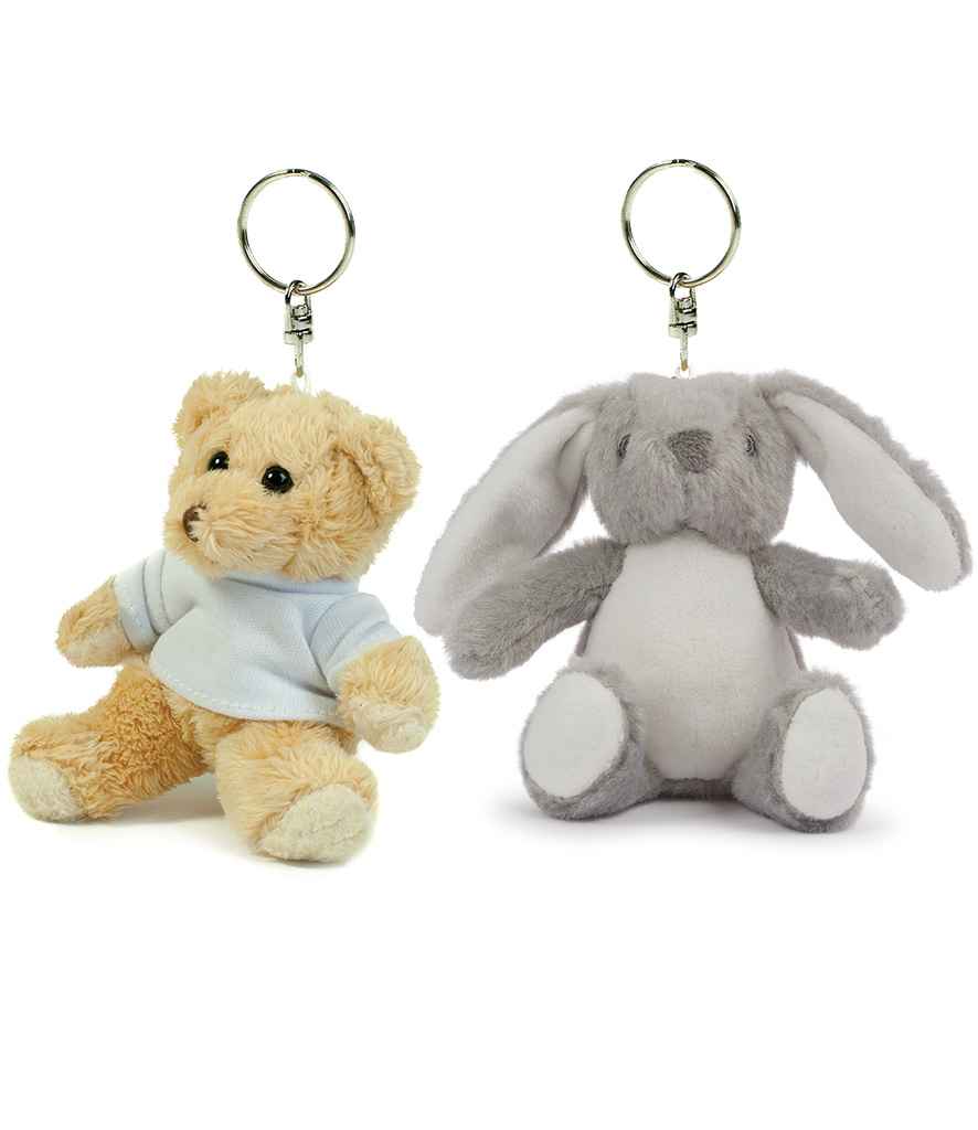 Mumbles Key Ring | Grey Bunny