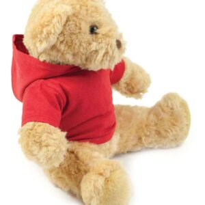 Mumbles Teddy Hoodie | Red