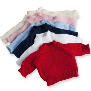 Mumbles Teddy Jumper | Baby Pink