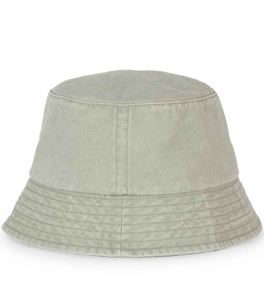 Native Spirit Faded Bucket Hat | Washed Almond Green - Image 2
