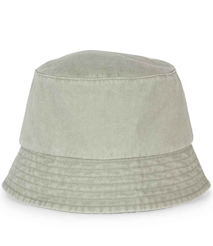 Native Spirit Faded Bucket Hat | Washed Almond Green